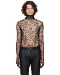 prada floral turtleneck mens|Black Wool Turtleneck .